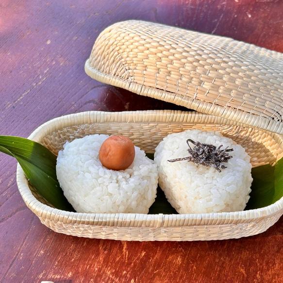 【希少】柳飯行季 飯籠 弁当箱 飯行李 めしごうり おにぎり入れ お弁当箱 豊岡杞柳細工 柳行李 ＼全国
