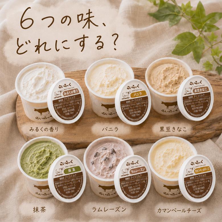 お中元 アイス 6個セット ジェラート アイスクリーム 夏ギフト 誕生日 プレゼント 送料無料 らいらっく | 