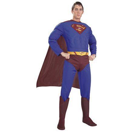 仮装パーティーコスチューム Adult Dx. Superman（アダルト デラックス スーパーマン）｜arune
