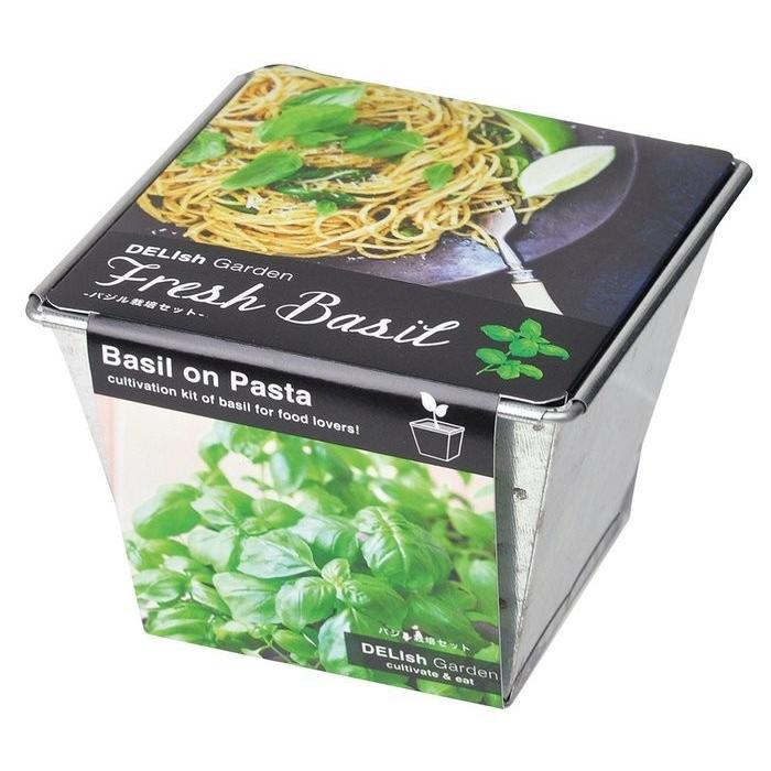 デリッシュガーデン バジル栽培セット ブリキ缶で育てる栽培キット 観葉植物 ガーデニング 聖新陶芸 ギフト プレゼント Bs Arune仮装雑貨のお店あるね 通販 Yahoo ショッピング