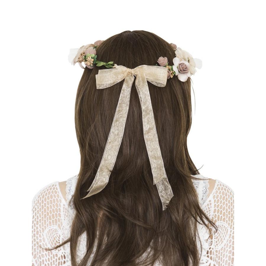 メール便対応1個まで 花かんむり バングルセット ブラウンベージュ 仮装 変装 コスプレ 仮装 変装 ヘッドアクセサリー Cl18 Arune仮装雑貨のお店あるね 通販 Yahoo ショッピング