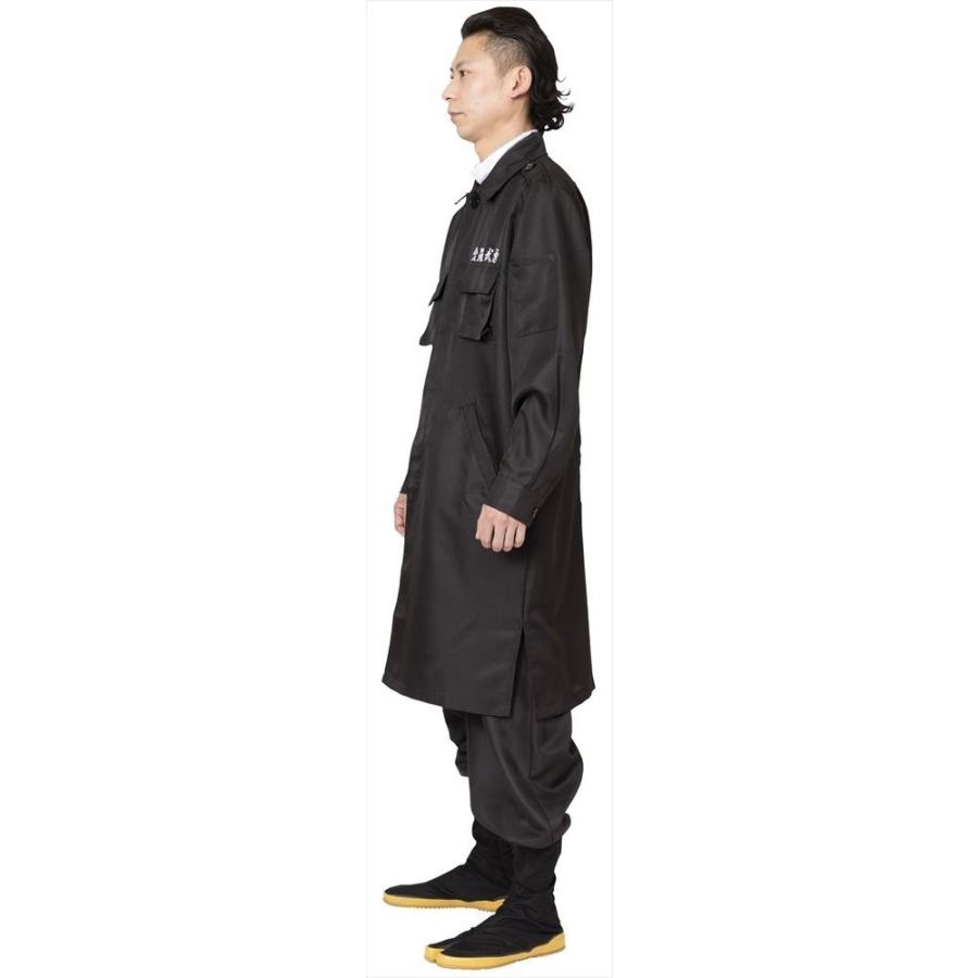 特攻服ジャケット 天下無敵 黒 Mens ツッパリ ヤンキー つっぱり なりきり 仮装衣装 パーティグッズ コスプレ 仮装 宴会｜arune｜06