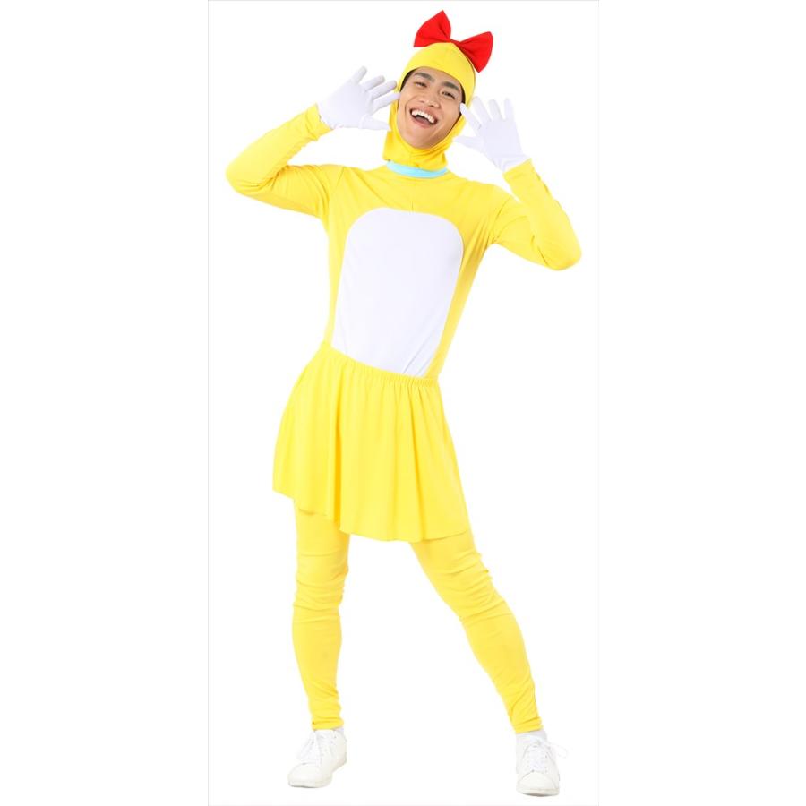 なり研 イエロータイツウーマン ドラミちゃん ドラえもん 仮装 衣装 男女兼用 コスチューム なりきりキャラ パーティー 変装 コスプレ Cl 3936 Arune仮装雑貨のお店あるね 通販 Yahoo ショッピング