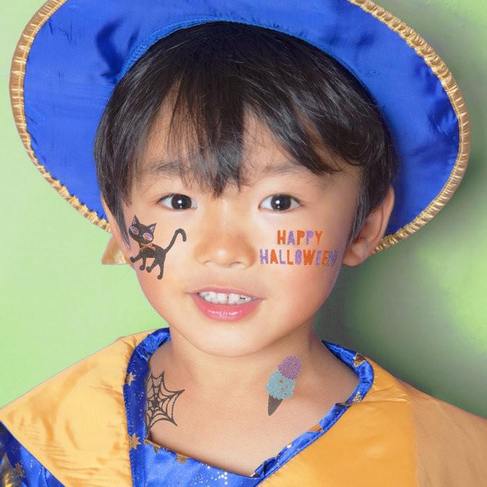 Kidsシール ねことおかし ハロウィン ハロウィン 仮装 コスプレ 簡単 メイクアップ プチプラ Hwg18 9410 Arune仮装雑貨のお店あるね 通販 Yahoo ショッピング