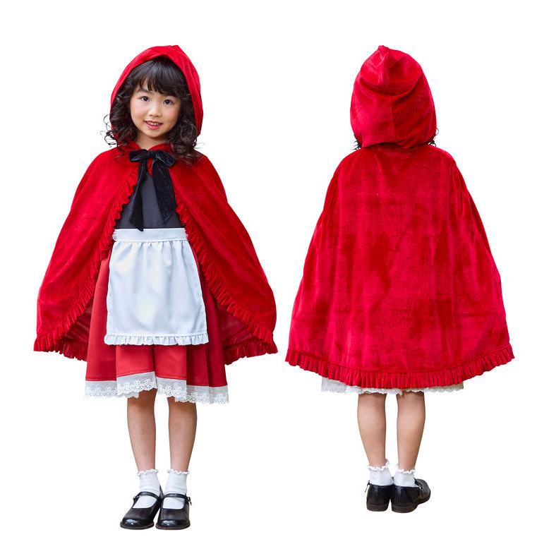 ハロウィン フォレストレッドケープガール キッズ 140cmサイズ ハロウィン 仮装 コスプレ コスチューム 衣装 子供 女 安い 簡単｜arune｜04