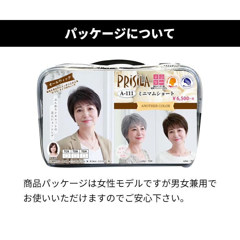 メンズも使えるウィッグ メンズウィッグ プリシラ 男性用かつら