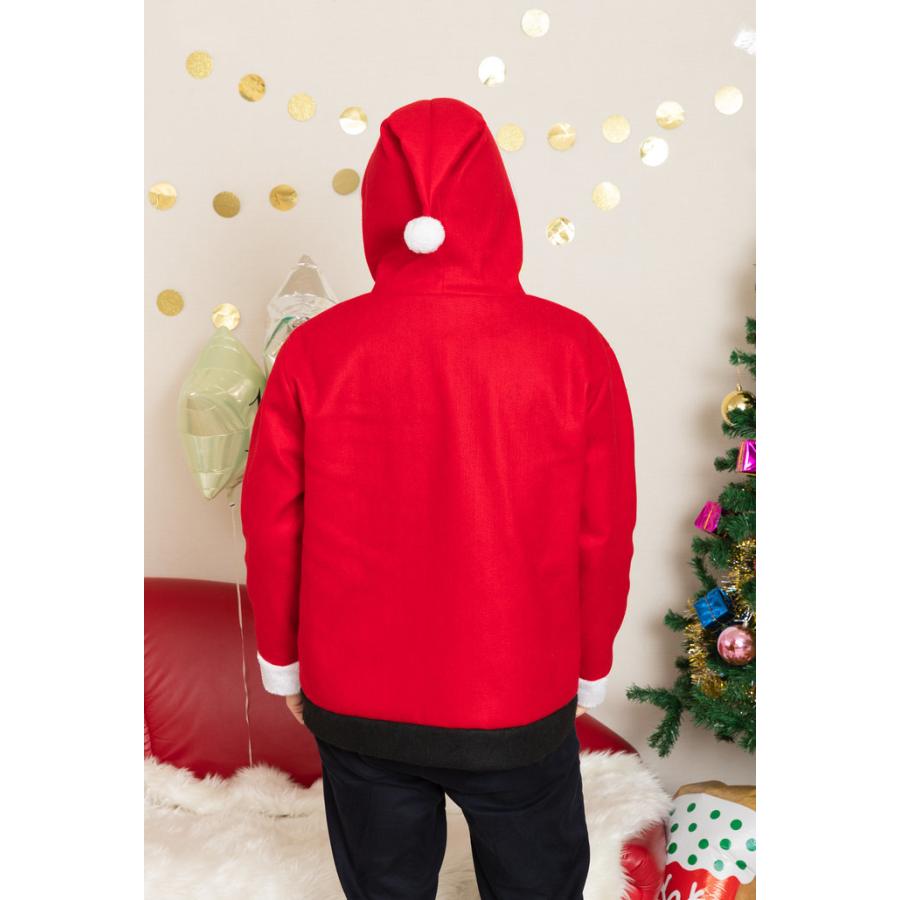 XM サンタパーカー クリスマス Xmas メンズ クリスマス衣装 コスチューム コスプレ｜arune｜09
