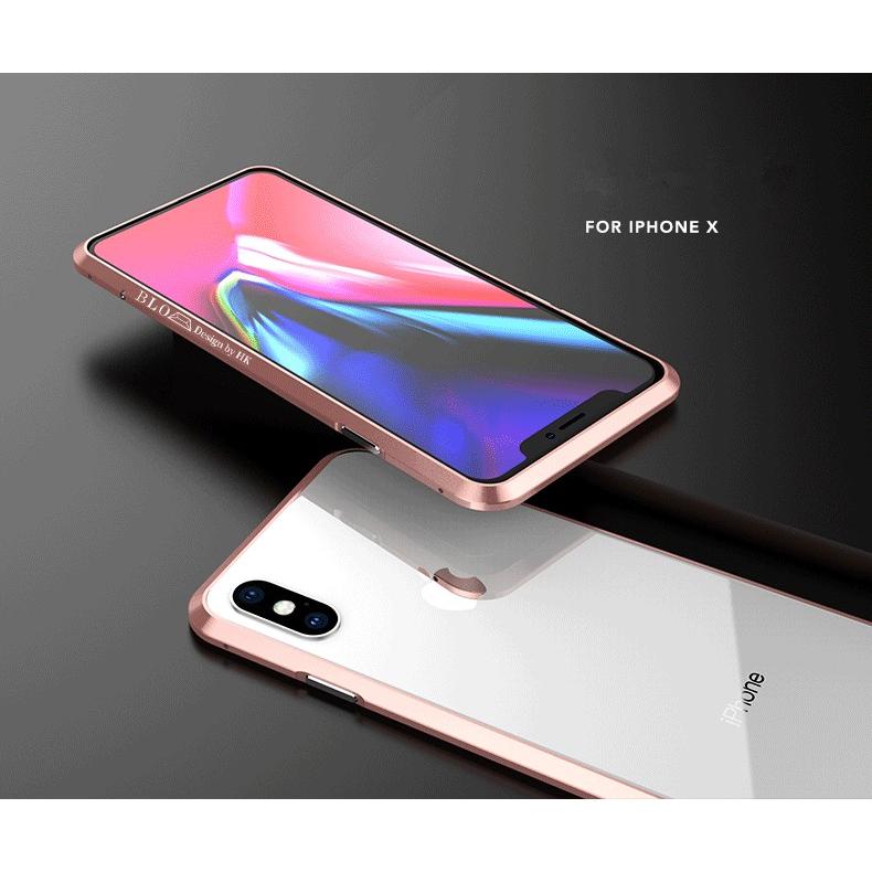 表面ガラスフィルム付き Blo Iphone X アルミバンパー Iphonexs ケース アイホンx合金フレーム 薄型高品質金属アイフォンxバンパー メタルカバー Ix Blq Arunmui 通販 Yahoo ショッピング