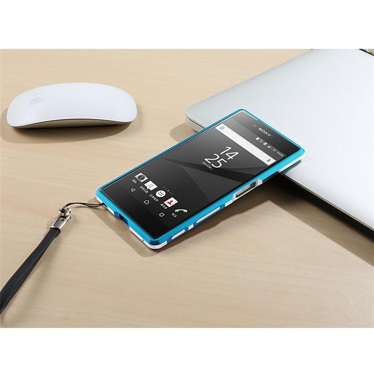 Sony Xperia Z5 Z5 Premium アルミバンパーケース 超薄フレームストラップホール付き So 01h大人気カバースマホケースso 03h Sonyz5 Bumper Arunmui 通販 Yahoo ショッピング