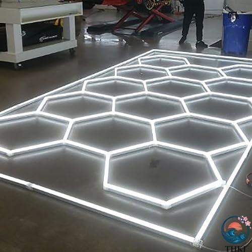 ガレージ 照明 led プロの自動車美容ハニカム ライト ガレージ照明
