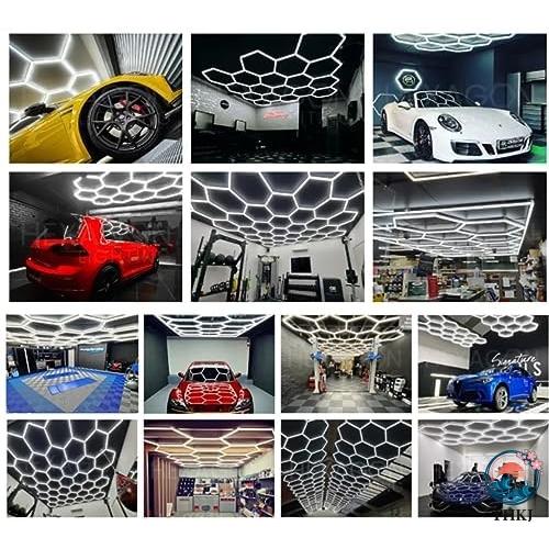 ガレージ 照明 led プロの自動車美容ハニカム ライト ガレージ照明