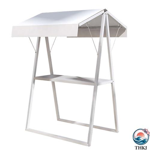 屋台ブース 折りたたみ式屋台セット 鉄製 耐荷重250kg 幅150 THKJ 200×奥行100×高さ220cm 大容量 コンパクト設計 仮設ディスプレイスタンド 店頭販売_10