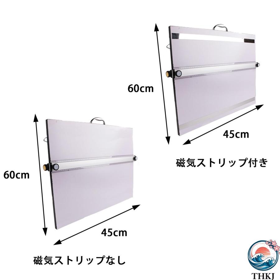 製図板 建築士 A2 建築製図板 平行定規 マグネット製図板 THKJ 学生や専門家向けの簡単に調整可能な製図板 軽量 ポータブル 図面 製図台 建築 卓上製図板_1