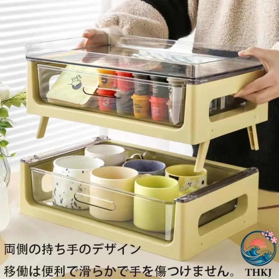 卓上収納 デスク上置棚 大容量 卓上収納ラック 机上収納 オフィス収納 THKJ 小物入れ引き出し化粧品収納 ファイルラック 棚 本棚 多機能 自由 おしゃれの画像