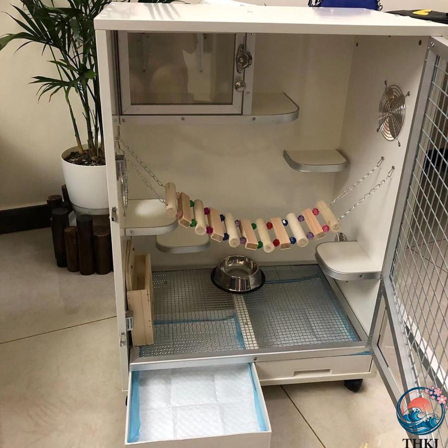 チンチラ ケージ ウサギ 大型 小動物 小動物飼育ケージ 木製 ハウス