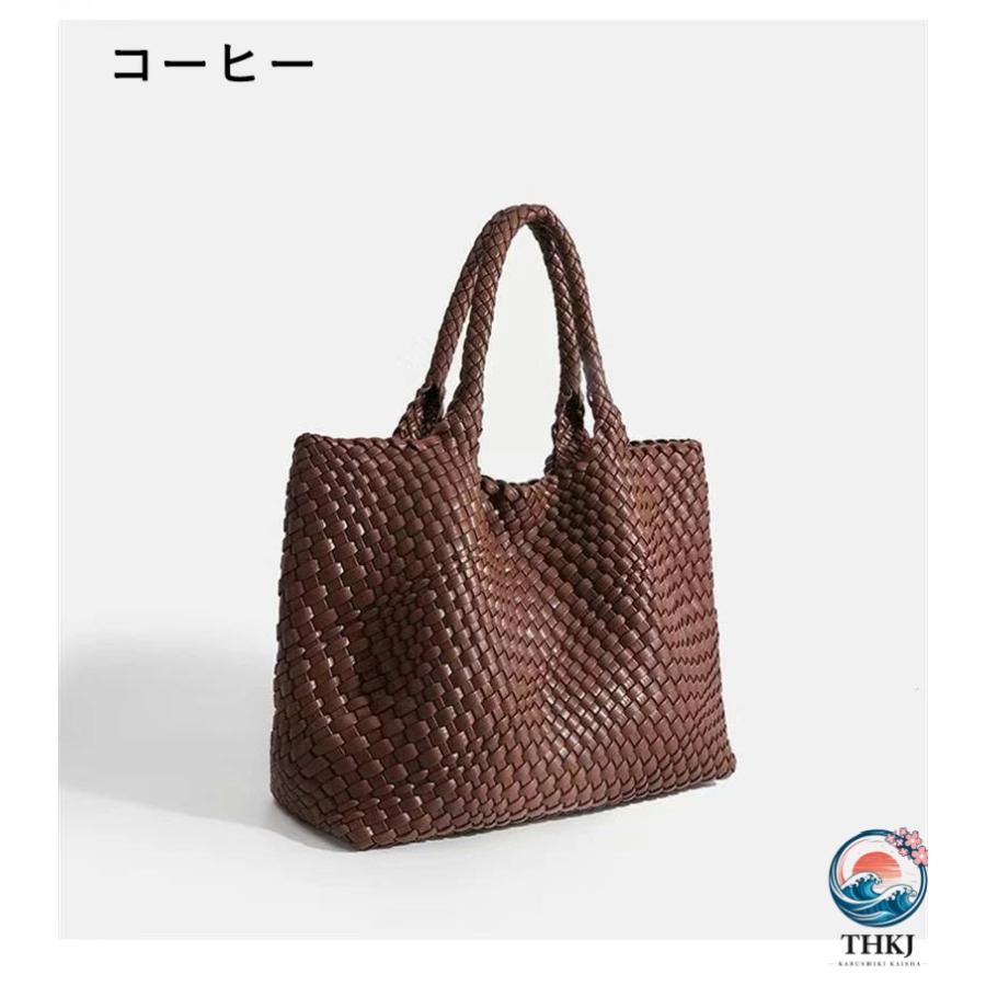 編み込みトートバッグ メッシュトートバッグ トートバッグ レディース 