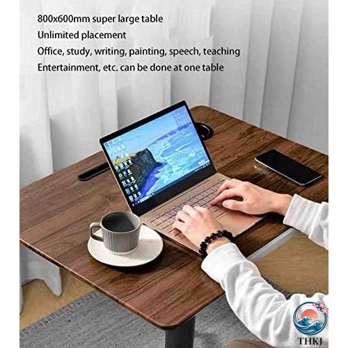 昇降デスク スタンディングデスク 卓上 折りたたみ式コンピューターデスク THKJ 取り外し可能な折りたたみ式デスク ホームソファ収納 勉強机 おしゃれの画像