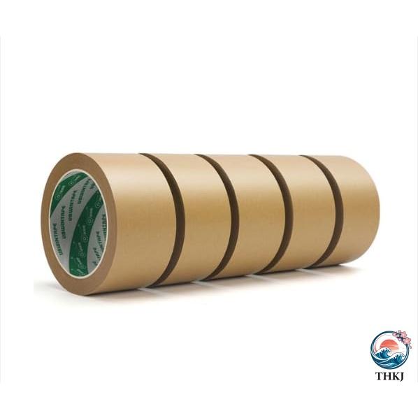 RH-J04 梱包用テープ 50mm×30m 粘着テープ クラフト THKJ テープ ブラウン 梱包テープ ガムテープ クラフト紙 10 使いやすい 便利 多用途 おすすめ 人気_1