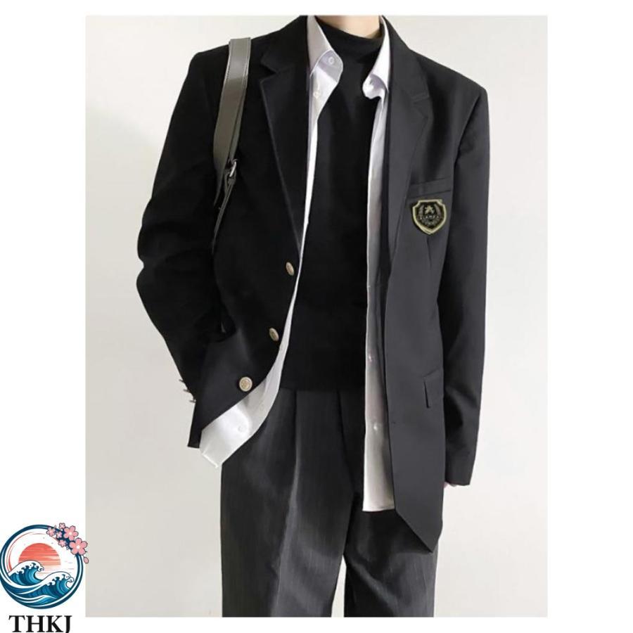点セット男子高校制服 ブレザー スクールジャケット ロングパンツ