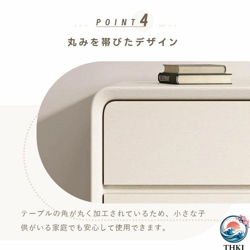 ナイトテーブル スリム 北欧 引き出し サイドテーブル おしゃれ THKJ 収納 ベッドサイド 幅40cm ソファベッド モダン 3段 寝室 空間になじむ 使いやすい_11