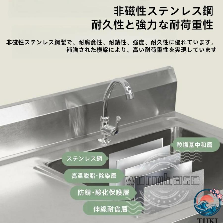 スタンド付きの業務用ステンレス鋼シンク ステンレス キッチンシンク 