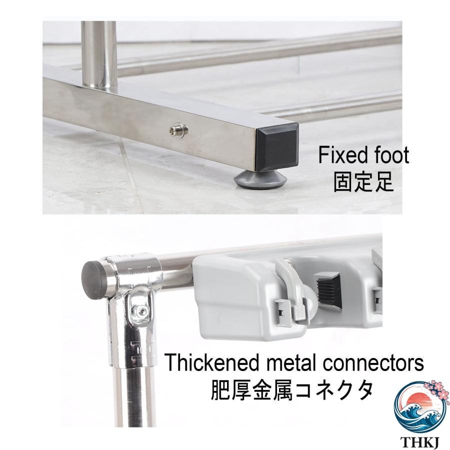ほうきとモップホルダー 掃除用品 掃除道具 収納ラック 工具 THKJ 収納 モップ排水ラック プを移動可能床取り付けモップラック おしゃれ 空間になじむの画像