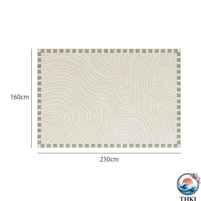 ラグ カーペット 滑り止め付き 長方形 120×160 160×230 200×300 オシャレ THKJ 送料無料 デザイン 洗える 北欧 オールシーズン マット おしゃれ 敷物_12