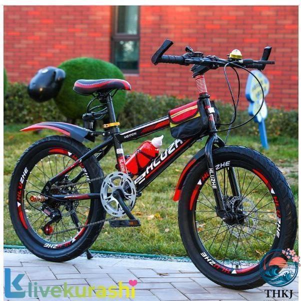 単速変速機能 年長子供自転車 キッズバイク 子供自転車 二輪車 THKJ 衝撃吸収 軽量 練習 男の子女の子プレゼント 18 20 22インチ 遊びやすい 知育におすすめの画像