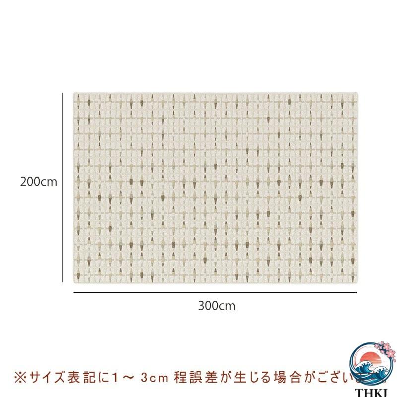ラグ 洗える 160×230cm 200×300cm 3畳 ラグカーペット ラグマット THKJ 北欧 滑り止め付 ホットカーペット対応 床暖房対応 夏 冬 マット カ 使いやすい