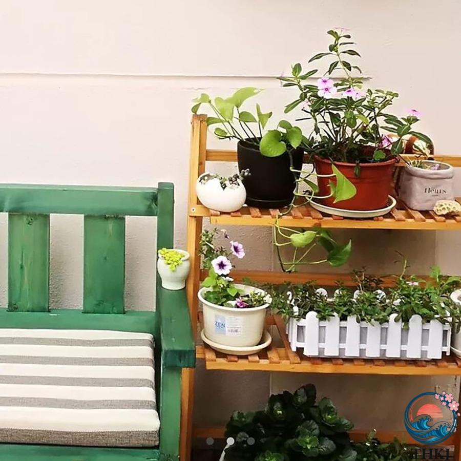 ガーデンチェア ベンチ 木製ガーデンベンチ 背もたれと肘掛け付き屋外ベンチ THKJ 2人用パティオベンチ 耐候性 素朴なカントリーデザイン おしゃれ 使いやすいの画像
