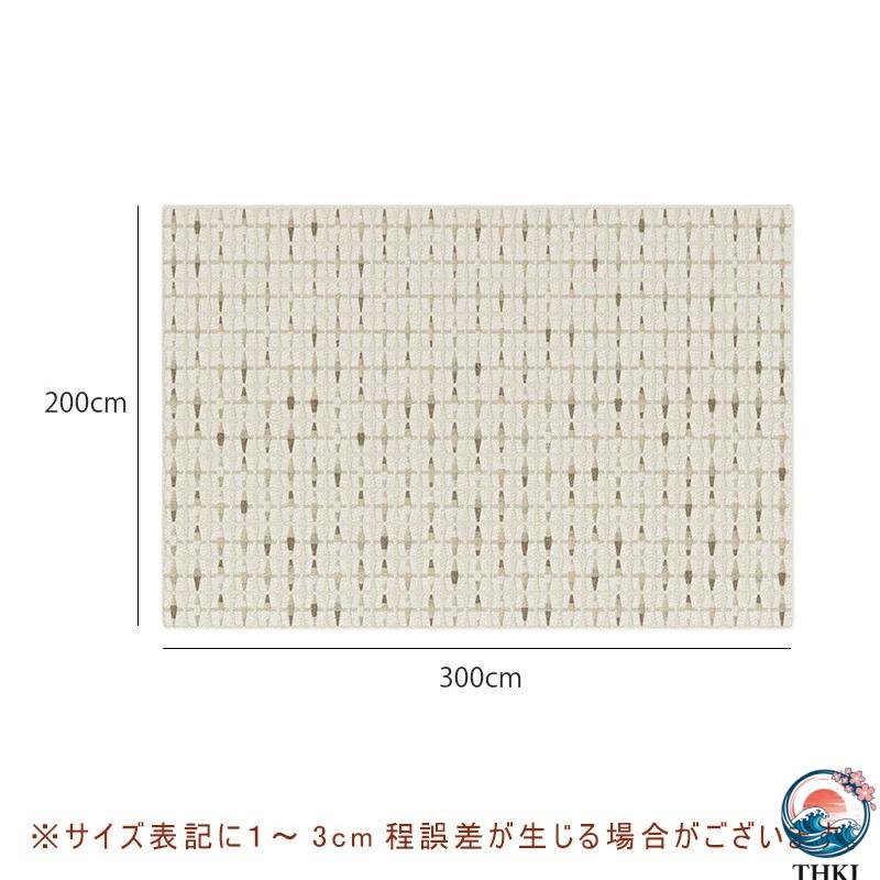 ラグ 洗える 160×230cm 200×300cm 3畳 ラグカーペット ラグマット THKJ 北欧 滑り止め付 ホットカーペット対応 床暖房対応 夏 冬 マット カ 使いやすい