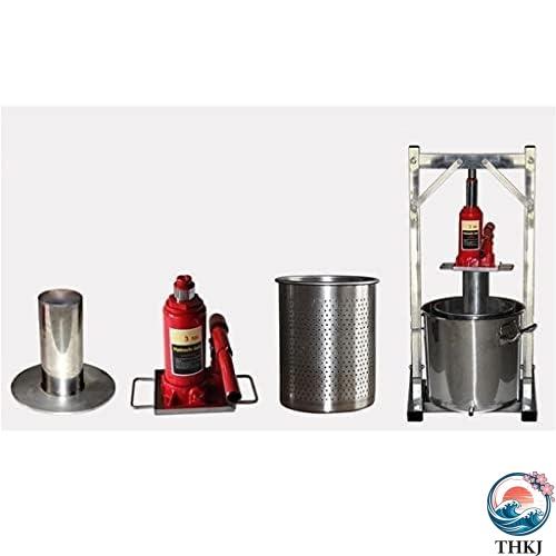搾汁機 12-36L ワイン圧搾機 ステンレス鋼 果汁 絞り器 THKJ 自家醸造機 ハニープレス抽出器 大型フルーツハニープレッサー 使いやすい 便利 多用途 おすすめの画像
