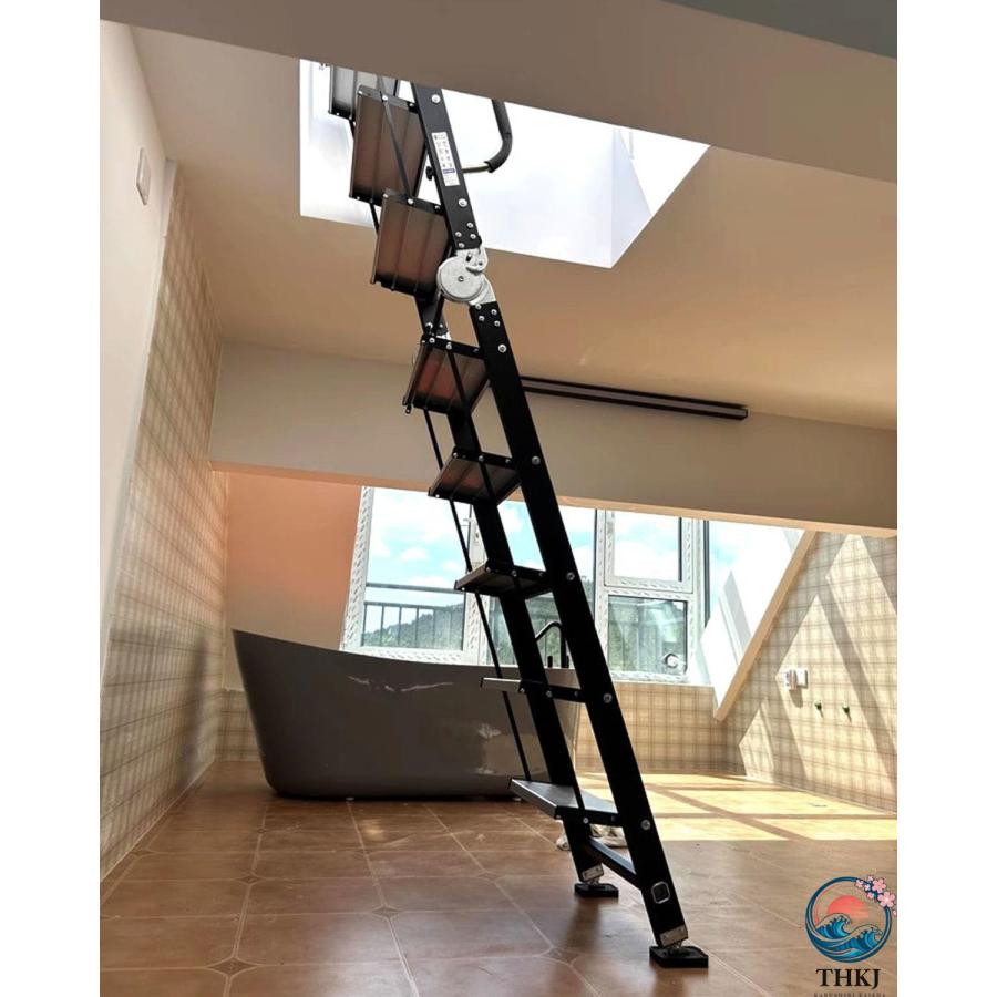 折りたたみ階段 小屋根裏階段 ロフト 階段 屋根裏階段 8 9 10 11 12 13段折りたたみ式屋根裏ロフト
