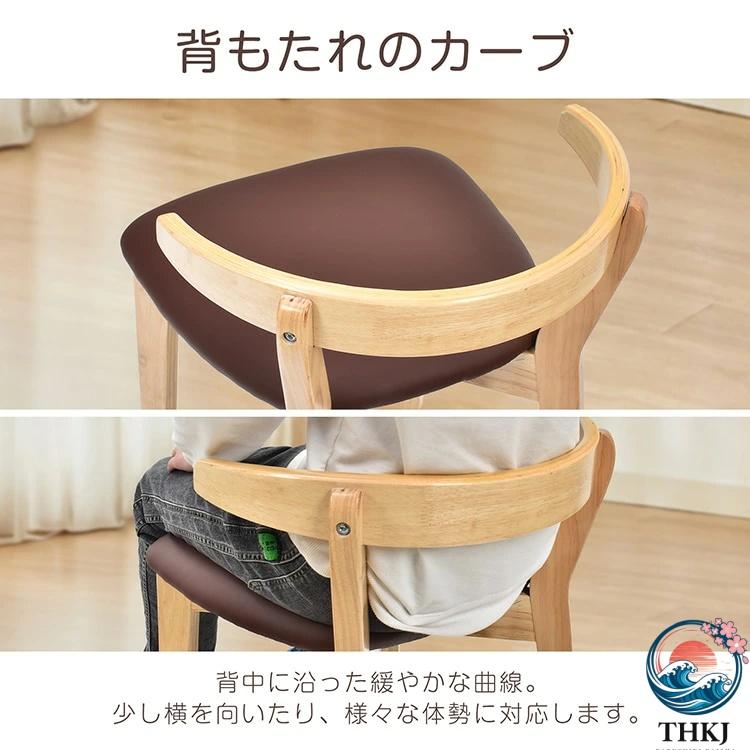 ダイニングチェア キッチンチェア スリムタイプ 簡 組立 お掃除ロボット対応 THKJ テープル掛けられる PU素材 フェルト付き 北欧風 おしゃれ インテリア_7