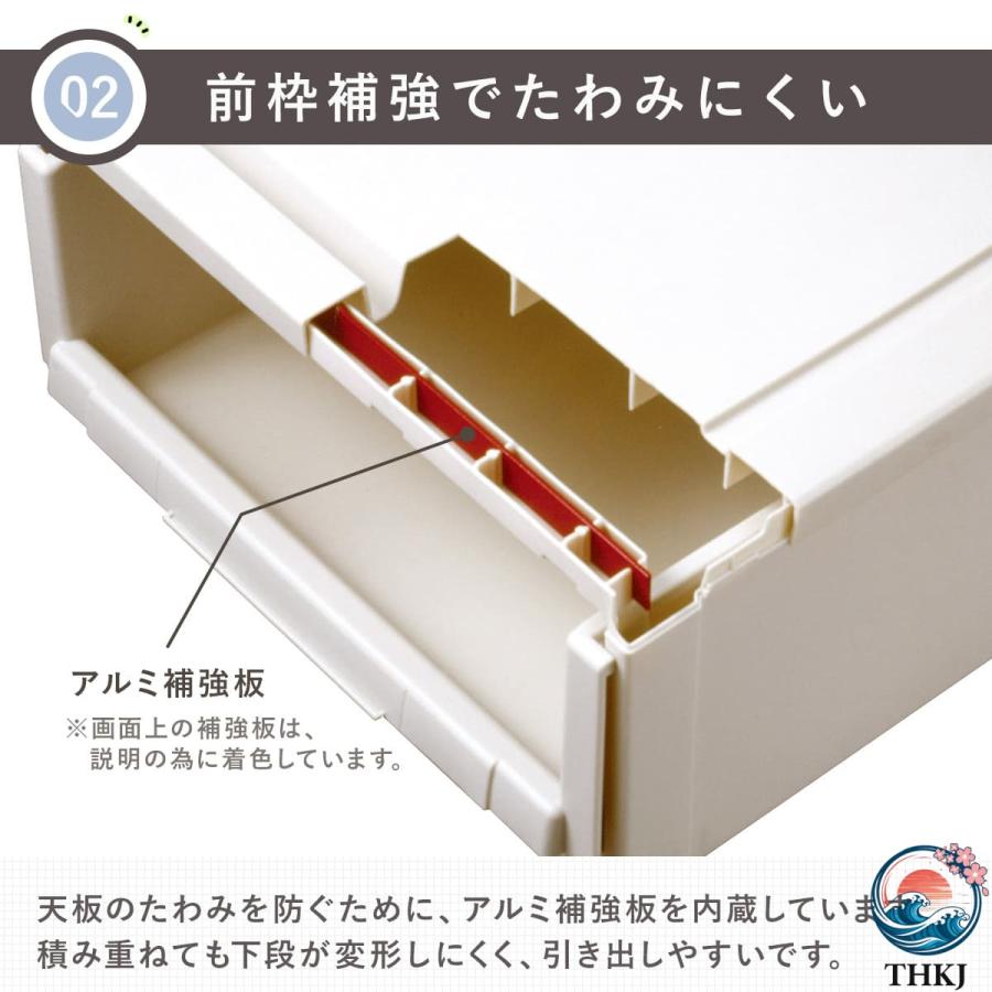 ブランド登録なし - 納める入れもの 幅35x奥ふかさ55x高さ25糎 白いこと 社会的単位 入れもの 3525  抽き出し 可塑性物質 2個仕かける 納めるボックス席 納める クローゼ 格好のいい 位相空間になじむ