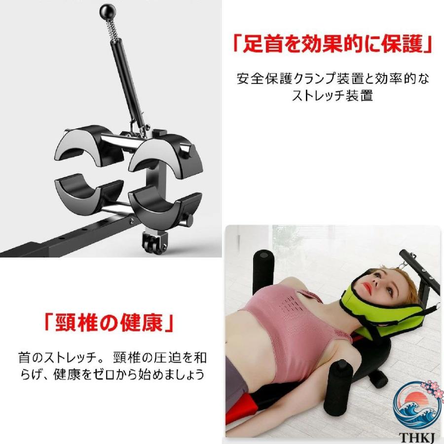 全身ストレッチ伸ばし器具 バックストレッチャー ストレッチ器具 身長伸ばす THKJ 器具 腰椎牽引ベッド 猫背 背筋 ツボ押し 腰痛対策 腰枕 反り腰改善_6