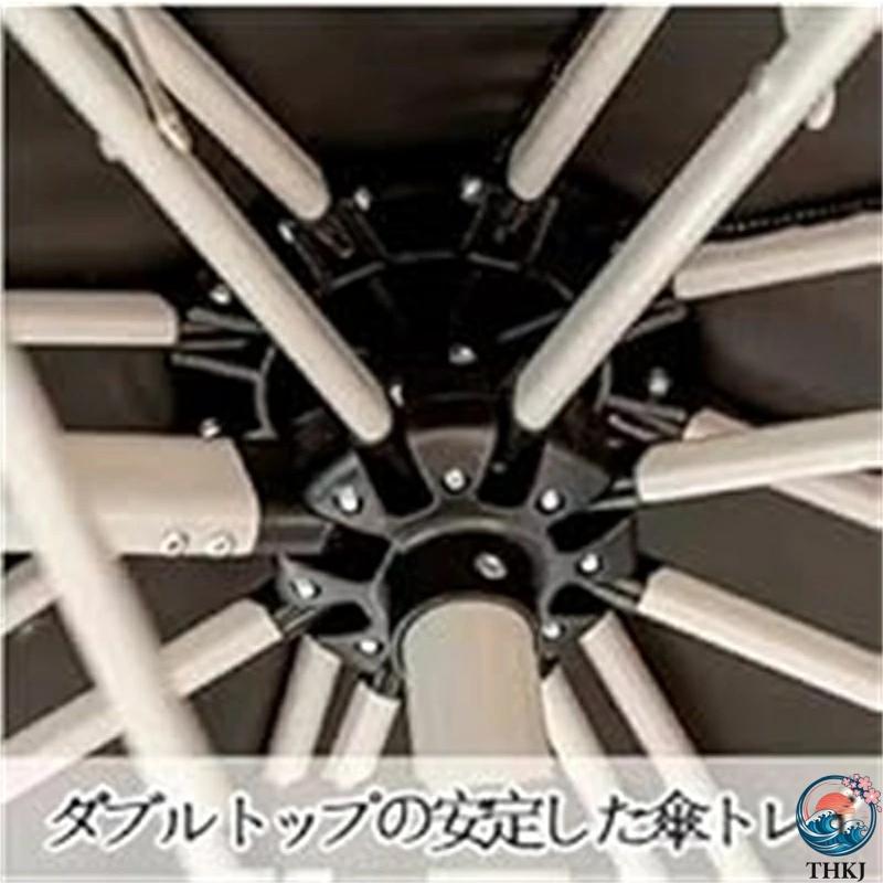 ガーデンパラソル 大型 パラソル 約)直径300cm 折りたたみ アルミ製 THKJ ハンギングパラソル 風に強い UVカット 撥水 クランク開閉 高さ調節 角度調整_17