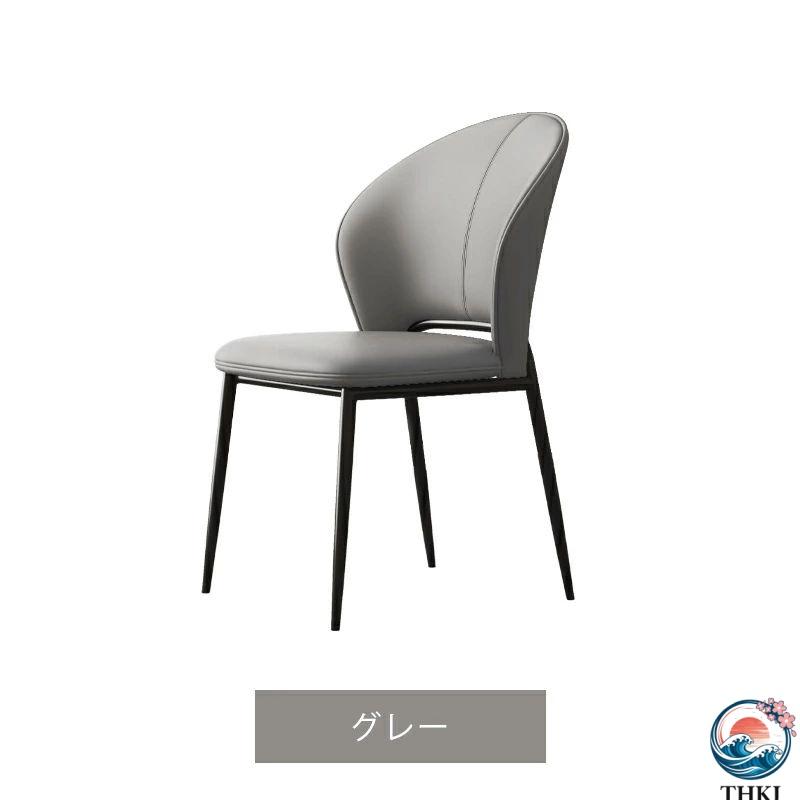 ダイニングチェア 2脚セット 北欧 レザーチェア ダイニングチェアセット THKJ ダイニングレザーチェア おしゃれ 2個 フェイクレザー デザイナ 空間になじむ_2