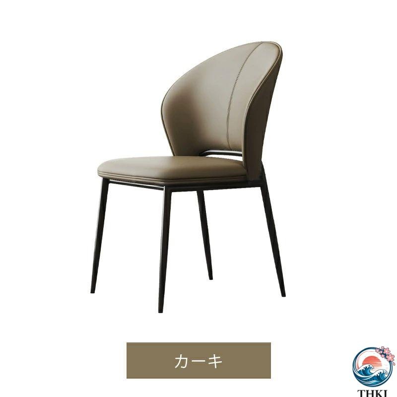 ダイニングチェア 2脚セット 北欧 レザーチェア ダイニングチェアセット THKJ ダイニングレザーチェア おしゃれ 2個 フェイクレザー デザイナ 空間になじむ_5