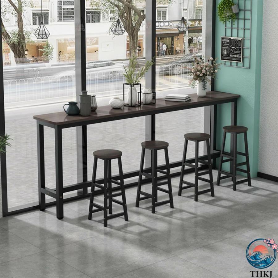 カウンターテーブル 4人用 カフェテーブル テーブル ハイテーブル THKJ