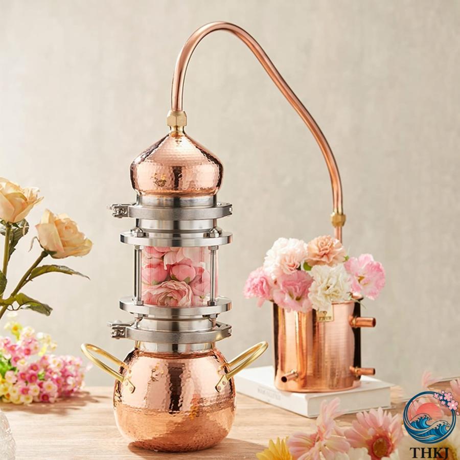 蒸留器 家庭用 銅密造酒蒸留器 純銅アレンビック蒸留器2L 3L