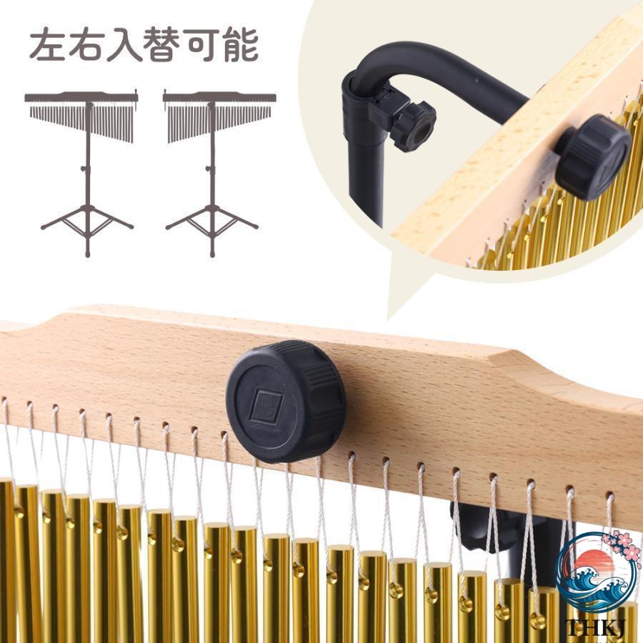 ツリーチャイム 36音 チャイム 楽器 バーチャイム スタンド付き THKJ 打楽器 ウィンドチャイム 教育 知育楽器 音楽会 クリスマス 文化祭 おしゃれ 使いやすいの画像