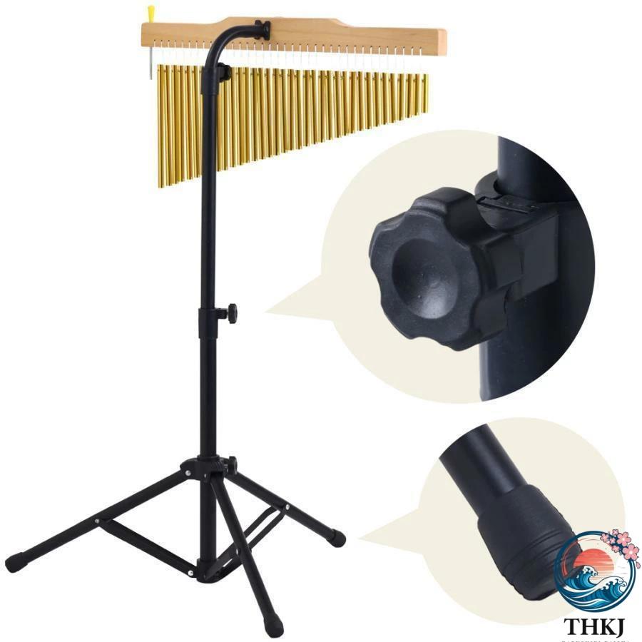 ツリーチャイム 36音 チャイム 楽器 バーチャイム スタンド付き THKJ 打楽器 ウィンドチャイム 教育 知育楽器 音楽会 クリスマス 文化祭 おしゃれ 使いやすいの画像
