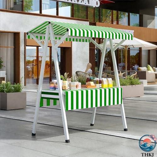 屋台ブース 折りたたみ式屋台 仮設屋台セット 鉄製 軽量 耐荷重150kg 