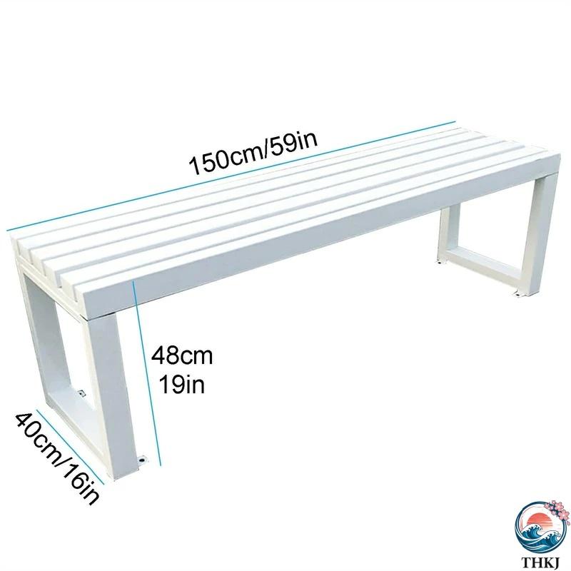 ガーデンチェア ガーデンベンチ 屋外 ベンチ ベランダ ローズガーデンベンチ THKJ アイアンアートガーデンベンチ 2〜3人用屋外ガーデンベンチ全天候型パティの画像