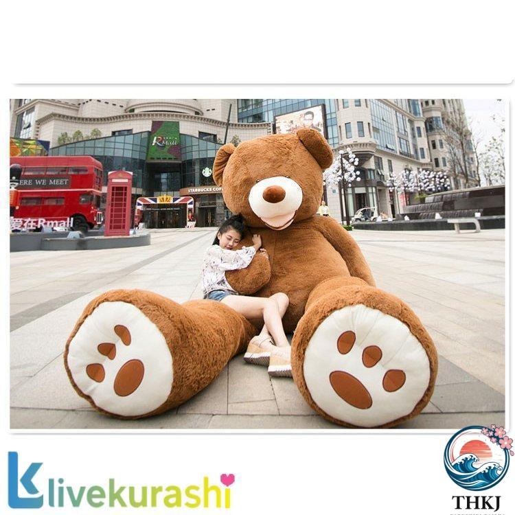 特大 くま ぬいぐるみ 7色4サイズ 可愛い熊 動物 THKJ 大きいコストコ