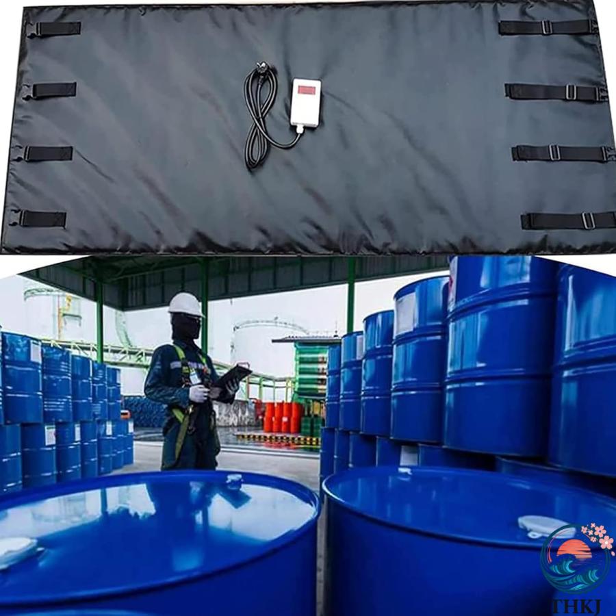 ドラム缶ヒーター 2300Wドラム加熱ブランケット THKJ 55ガロンドラム缶ヒーター 0°C~150°C調整可能なバレルヒーター 防水断 使いやすい 便利 多用途 おすすめの画像
