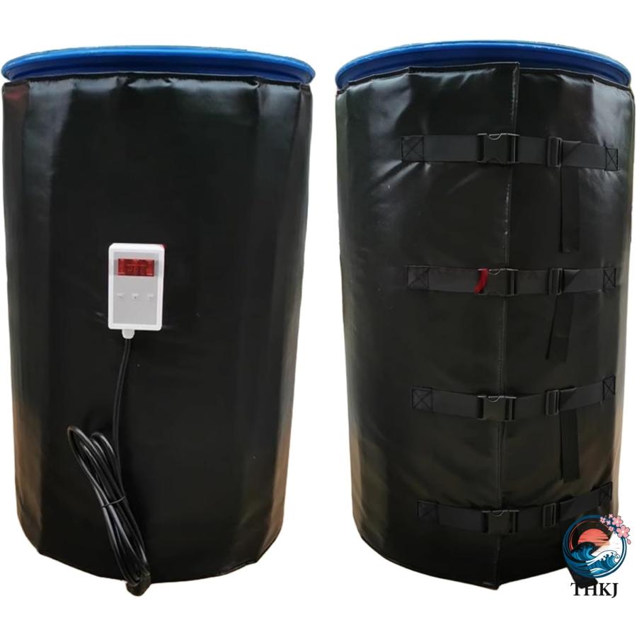 ドラム缶ヒーター 2300Wドラム加熱ブランケット THKJ 55ガロンドラム缶ヒーター 0°C~150°C調整可能なバレルヒーター 防水断 使いやすい 便利 多用途 おすすめの画像
