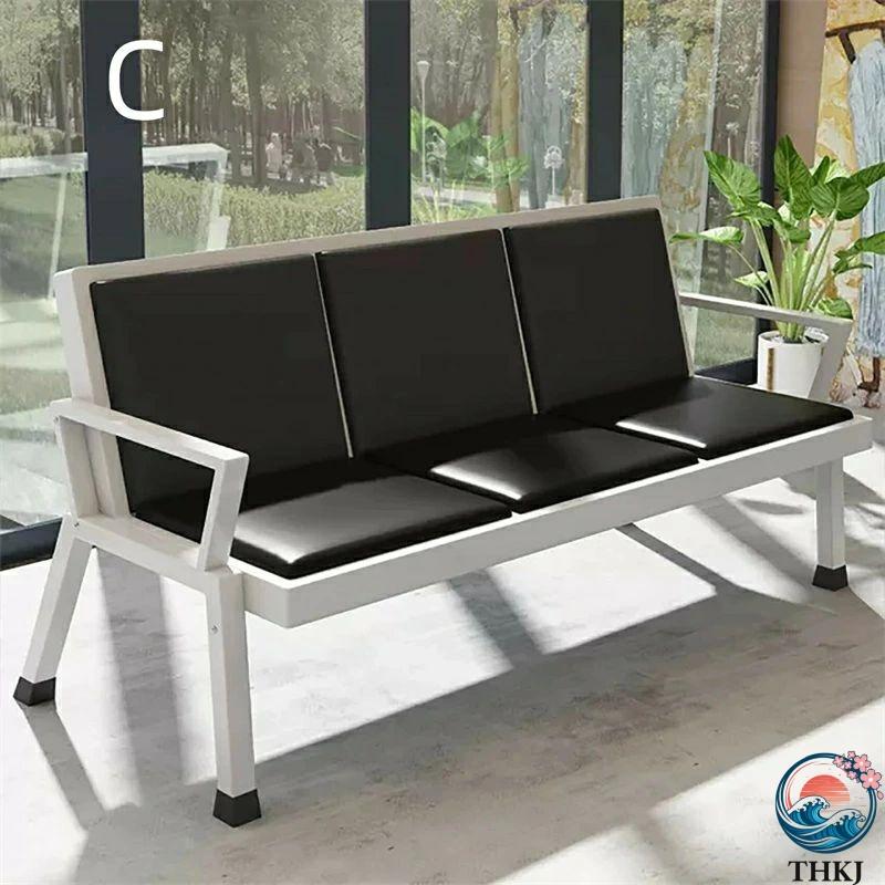空港受付チェア 待合室チェア レセプションチェア 175X70X82CM ロビーチェア THKJ 3人掛け 空港チェア ロビーベンチ 待合室 ベンチ 会議用椅子 空 おしゃれの画像