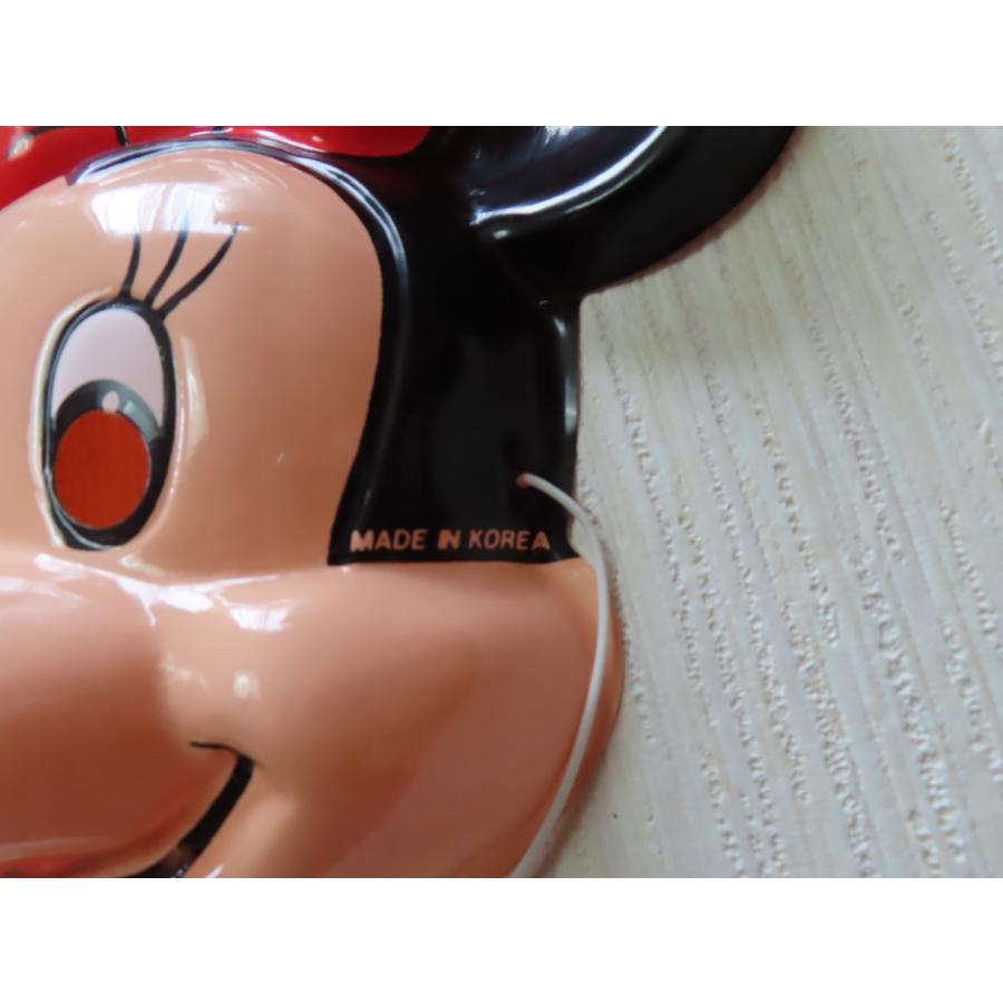お面 ミニーマウス 赤リボン made in Korea ミニー Minnie Mouse 長期
